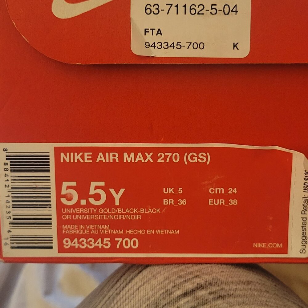 NIKE AIR MAX 270 (GS) - Picture 7 of 8